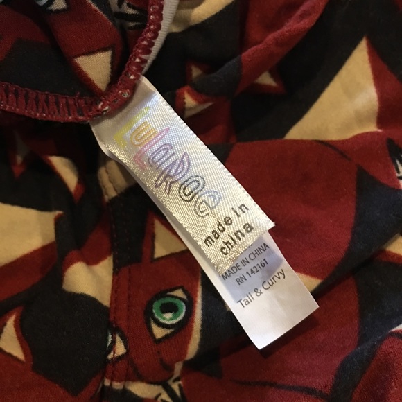 Lularoe fox leggings - TC - Picture 3 of 4